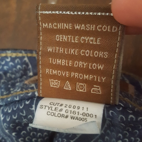 Paige Melrose Straight Leg Dark Wash Jeans - Picture 5 of 6